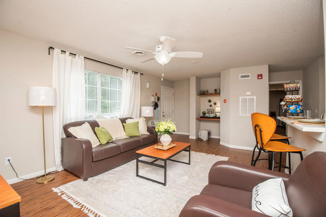 Living Room - University Park Student Apartments