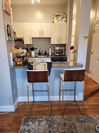 Kitchen - Modern 3-Bedroom Condo on Mass. Ave. South End | W/D In-Unit | Private Balcony