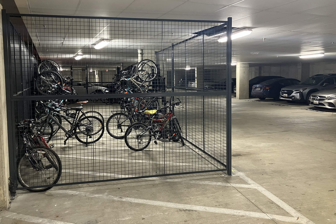 Bike locker - Domain College Park Apartments