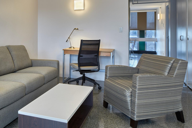 Living / Bedroom - (Fully Furnished) Studio Harvard Housing Summer Sublet (Peabody Terrace Apartments)