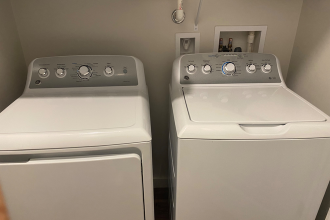 In Unit washer and dryer - The Vanguard Apartments