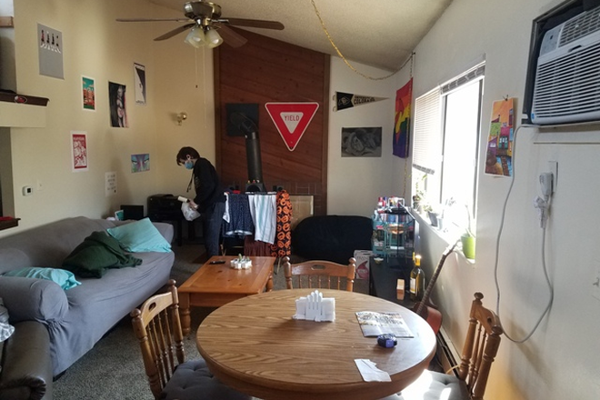 715 Marine Street #7 - living room - Large 3BR on The Hill Apartments