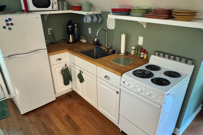 Kitchen - Garage studio apartment in Ogden