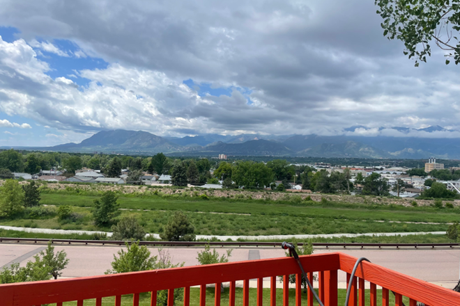 Amazing views from deck! - Room for Rent in House with Stunning Mountain View, Near UCCS