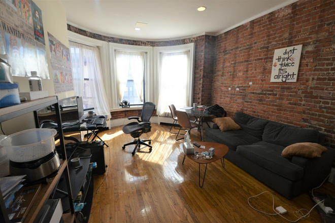 Livingroom - Front Facing One Bedroom in Back Bay View  of Boston Skylights 9/1 Apartments