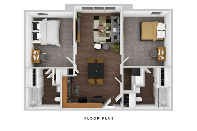 Floor Plan - Irish Row Appartments