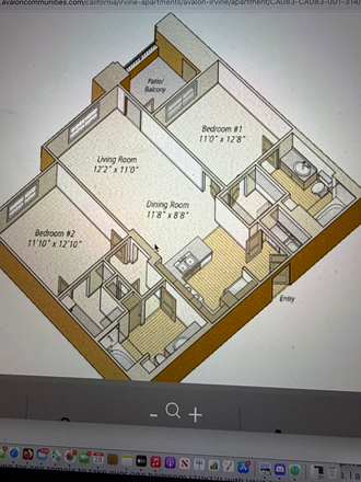 The floor plan - Housing in Columbia Court for 2025-2026