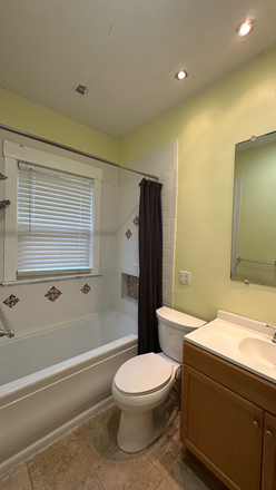 Large Full Size Private Bathroom - Furnished Bedroom + Private Bathroom + Private Entrance + Walk to Downtown & Bus Stop House
