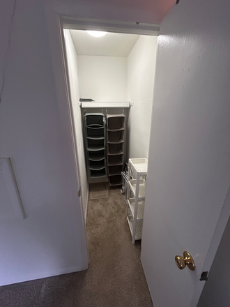 Closet attached to bedroom, what is seen comes with the closet - Foxridge Apt, Sublet for Fall 2026