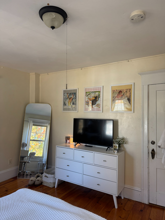 Another bedroom view - TV and spacious bureau - Spring 2026 Sublet -- 4 rooms available! House