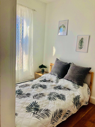 Bedroom - Great location convenient for Harvard University, 15’ walk from HS, cozy, elegant, Plenty of light