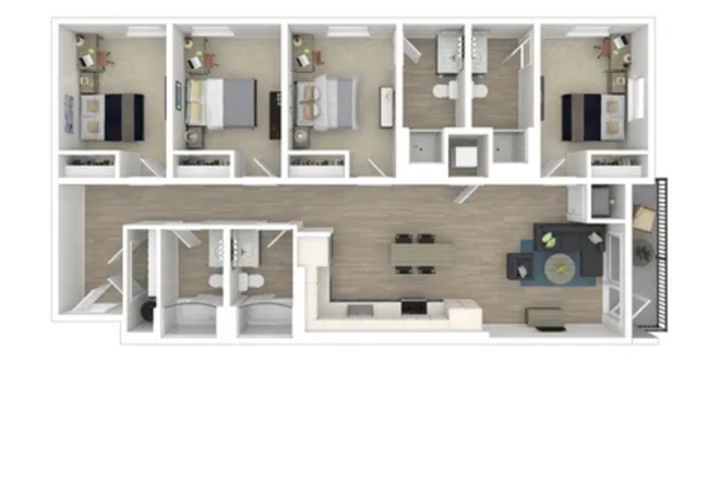 Bedroom is the one farthest to the right (next to balcony) - Ascend