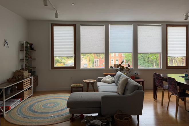 living area - Bright and Modern 3/2 Walkable to Red LIne - Parking, W/D, Dishwasher, AC (internet included w/ rent Condo
