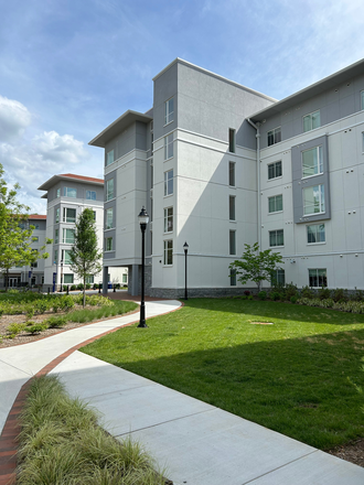 Outside of Building B - Studio Apartment Type A - The Ridge Graduate Housing