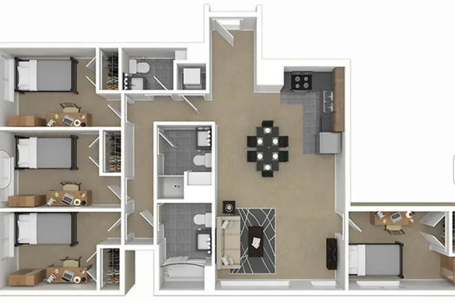Floorplan - Yugo Eugene Skybox Apartments
