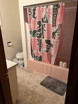 Downstairs bathroom, will be shared with 3 people - House close to music building