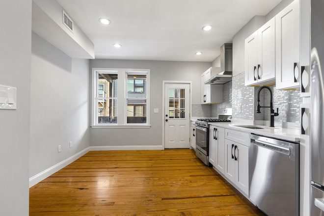 Call NOW for showings! 617-236-8600 - COTTAGE ST - *NO FEE* RENOVATED 4BR/1BA IN JEFFRIES PT NEAR MBTA W/ IN UNIT LNDRY, DECK, DW, EIK! Apartments