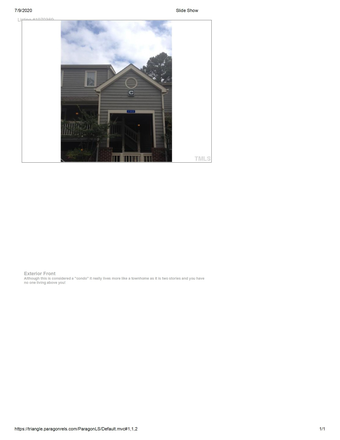 Front View - Mill Creek Condominium