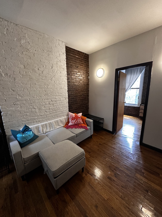 Living room (view from entrance) - East Village Apartment - Summer Sublet