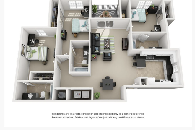 Layout - Lodge on the trails Apartments