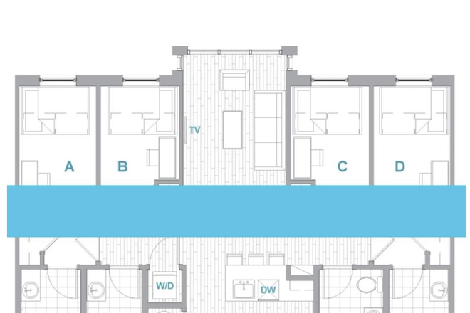 I am Unit D - Landmark Apartments