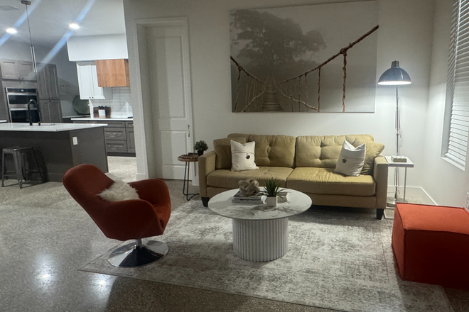 Living Room - Brand New Women-Only Home Near UCF | Private Bedrooms | All Utilities Included