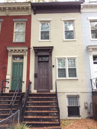 Three levels of useable space - Townhouse for rent near Howard University.  Three levels - 2 bedrooms, 1 and half bath.