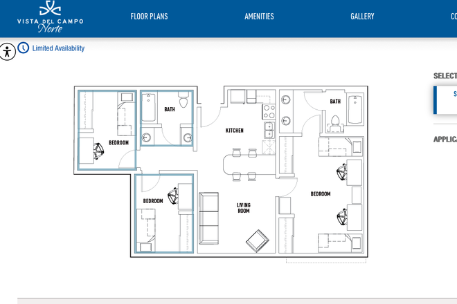 Layout - Subleasing ACC Apartment for Winter Quarter