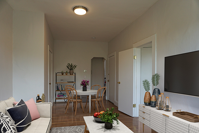 Living Room - Top-Floor 2-Bed in East Cambridge | July 1 Move-In Apartments