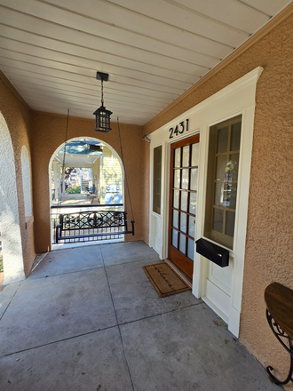 Your front porch - with SWING! - 2-Bedroom Apartment – 2431 Palmer Ave.- VERY close to Tulane & Loyola Universities