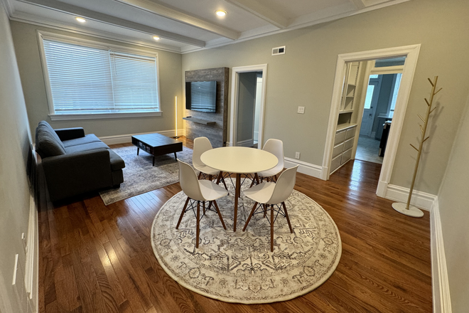 Dining table and living room - 6004 Pershing Ave