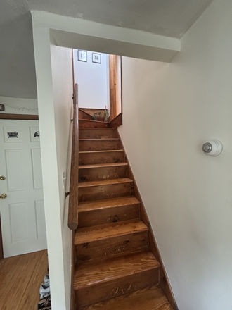 Stairs going up to bedrooms - Bright and airy apartment close to MIT