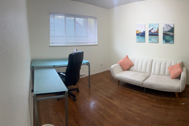 office with fold-down futon - The Denver Sunlight Den Apartments