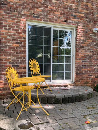 Private entrance and patio - New, 1 bedroom Terrace apartment, great location