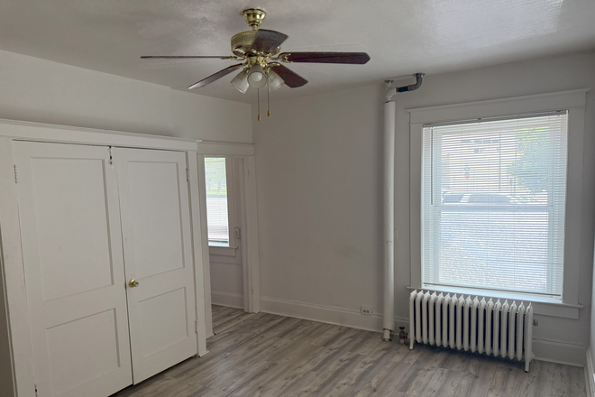 Living Space and closet - The Lucerne Apartments