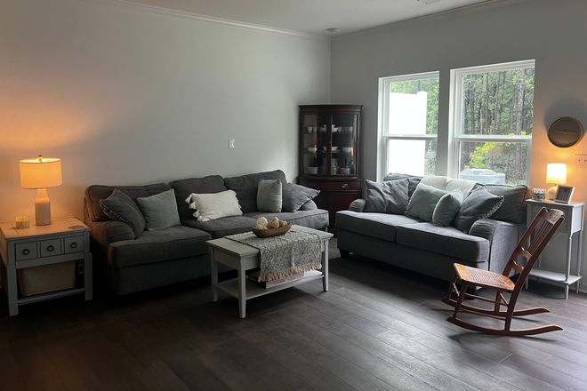 Living Room - Beautiful New Townhome Near Duke Regional
