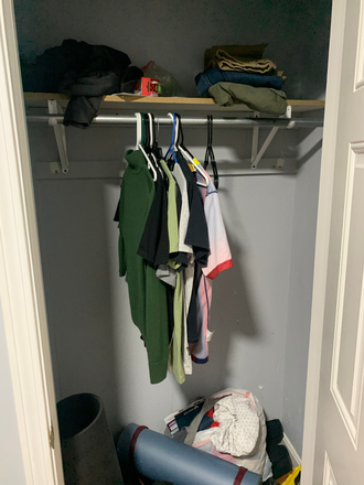 Closet in room - 4 bedroom apartment near assembly square