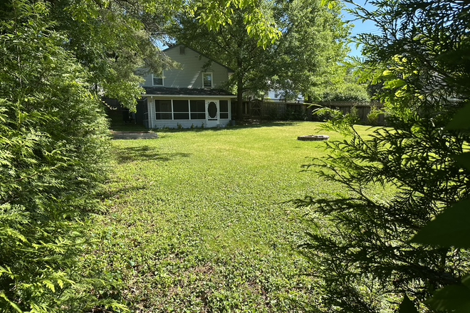Enormous fenced yard with fire pit! - STUNNING RENOVATION -- 1 MASTER SUITE LEFT! CUSTOM KITCHEN, GIANT YARD - AVAILABLE AUGUST 1, 2026!