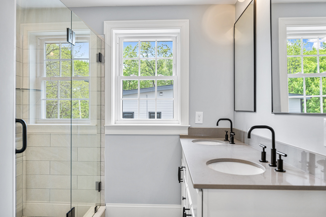 Master Bathroom - New Alewife Townhouse on Bike Path and Red Line