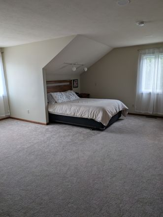 Bedroom view from the doorway - Large Bedroom in House with ND Staff Family; Car Required - 10K/6mi to ND