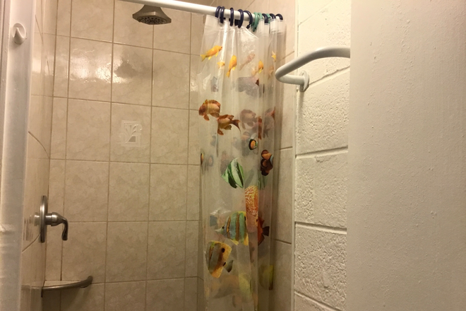 Shower in the Bathroom - THE NICE NEIGHBORHOOD and GREAT LOCATION House