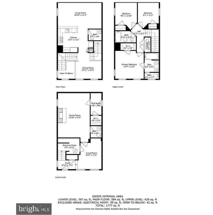 Floor Plan - Townhouse at the end of the Green Line (branch ave)