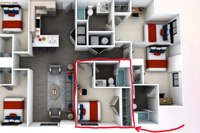 Bedroom - Ion College Station Summer Sublease- walk to TAMU! (Girls IMMEDIATE MOVE IN)