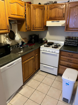Kitchen space (counters have been renovated)) - Lorraine Terrace, right next to the Warren Street B-Iine stop. Apartments