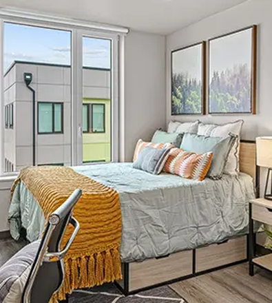 Bedroom - The Standard Eugene Apartments