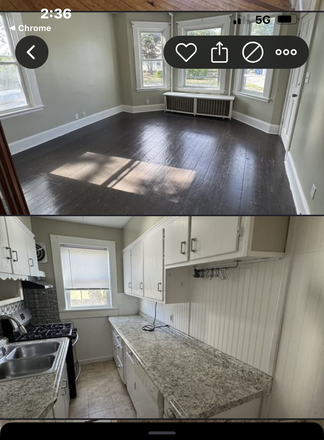 Kitchen & living room - Lovely 3 bedroom walk to beach 15 mins to campus Duplex