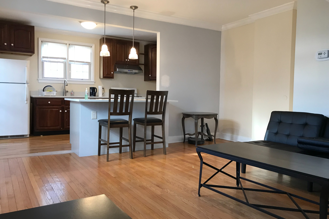 kitchen and living rooms - 3BR duplex-Spruce St-Princeton Duplex