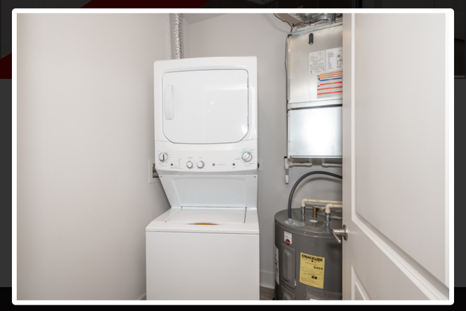 Washer and dryer - The Eden 1 bedroom available August 2025
