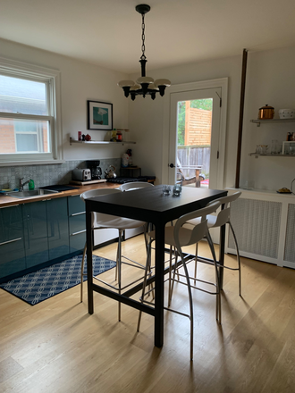 Kitchen fully equipped - Little Italy furnished 2 bedroom/2 bath laundry deck 1800 sq ft. Triplex