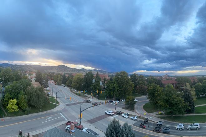 Panorama of the view from the balcony - San Marco North Condominiums
